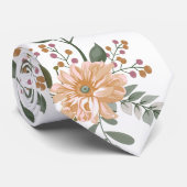 Bloemmotief stropdas (Opgerold)