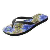Bloemmotief   teenslippers (Schuin)