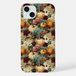 Bloemmotief Thanksgiving Vintage Patroon (8) iPhone 15 Plus Case