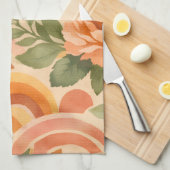 Bloemmotief Theedoek (Quarter Fold)