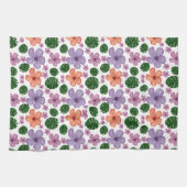 Bloemmotief  theedoek (Horizontaal)