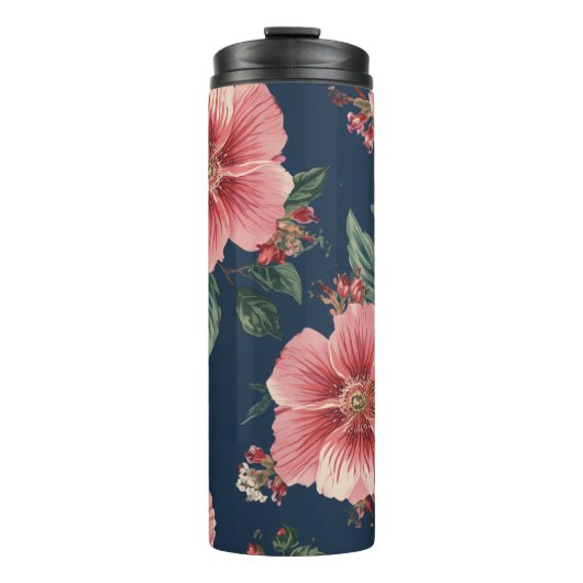 Bloemmotief Thermische Bekers (Voorkant)