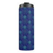 Bloemmotief thermische tumbler thermosbeker (Voorkant)