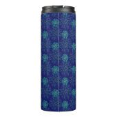 Bloemmotief thermische tumbler thermosbeker (Achterkant)