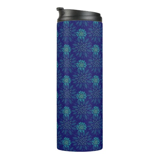 Bloemmotief thermische tumbler thermosbeker (Geroteerd rechts)