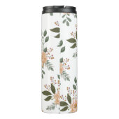 Bloemmotief thermische tumbler thermosbeker (Achterkant)