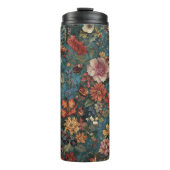 Bloemmotief Thermische Tumblers Thermosbeker (Voorkant)