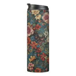 Bloemmotief Thermische Tumblers Thermosbeker