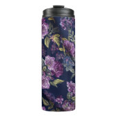 Bloemmotief thermische tumblers thermosbeker (Voorkant)