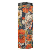 Bloemmotief thermische tumblers thermosbeker (Achterkant)