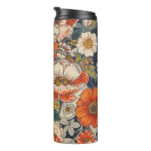 Bloemmotief thermische tumblers thermosbeker (Geroteerd rechts)