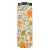 Bloemmotief Thermische Tumblers Thermosbeker (Achterkant)