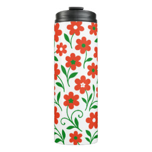Bloemmotief  thermosbeker