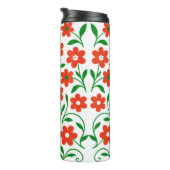 Bloemmotief thermosbeker (Geroteerd rechts)