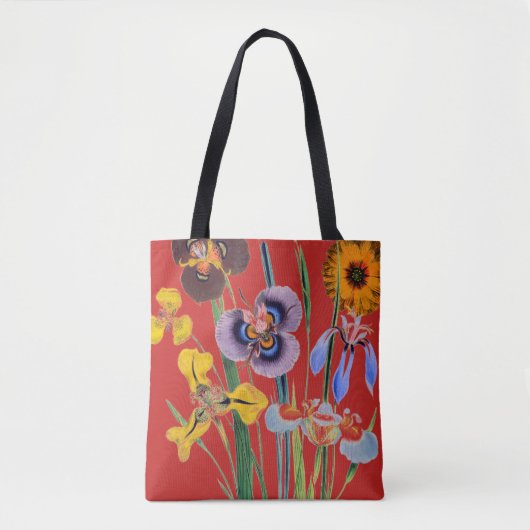 bloemmotief tote bag (Voorkant)