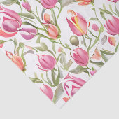 Bloemmotief Tulpenbloemen Tissuepapier (Detail)