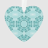 Bloemmotief, Turkoois Ornament (achterkant)