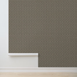 Bloemmotief uit de jaren 40 in vintage stijl behang
