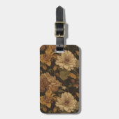 Bloemmotief uit de oude doos (10) bagagelabel (Voorkant verticaal)