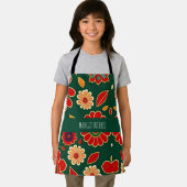  bloemmotief van de bloembiet schort (Insitu)