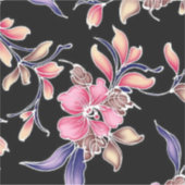 Bloemmotief  Velgrootte: 8" x 8" Vel Sticker (Voorkant)