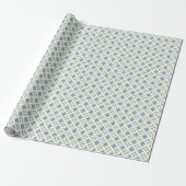 Bloemmotief voor tuin cadeaupapier (Uitgerold)