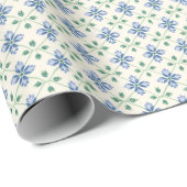 Bloemmotief voor tuin cadeaupapier (Rol Hoek)