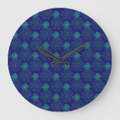 Bloemmotief wandklok (Voorkant)