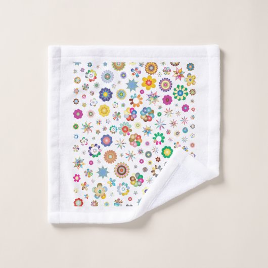 Bloemmotief Washandje (Wasdoekje)