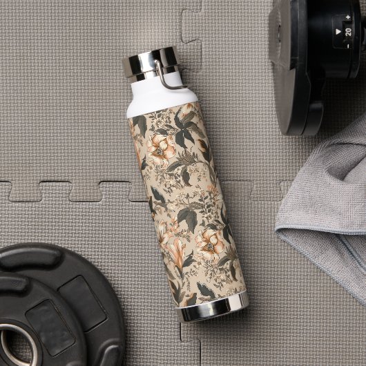  bloemmotief waterfles (Gym)