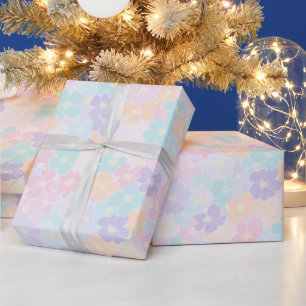 Bloemmotief   Whimsische lente bloesems Cadeaupapier