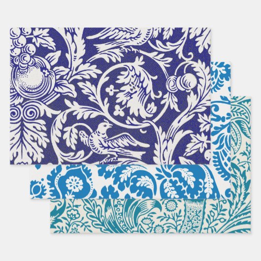 Bloemmotief, William Morris Inpakpapier Vel (Set)