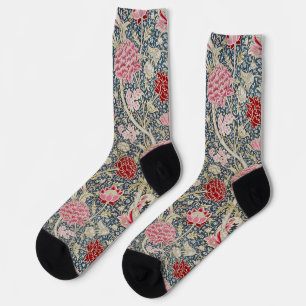 Bloemmotief, William Morris Sokken
