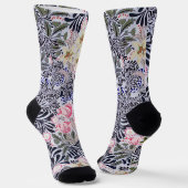 Bloemmotief, William Morris Sokken (Gebogen)