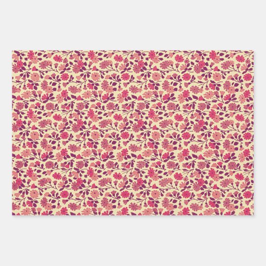  bloemmotief Wrap Craft Paper (Voorkant)