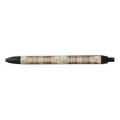 Bloemmotief Zwarte Inkt Pen (Voorkant)