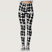Bloemmotiefontwerp Leggings (Voorkant)