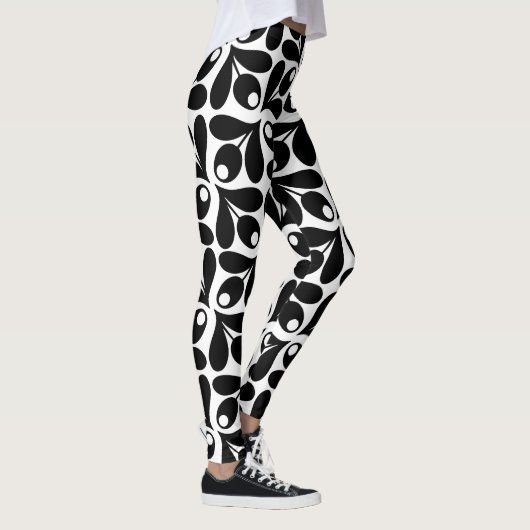 Bloemmotiefontwerp Leggings (Rechts)