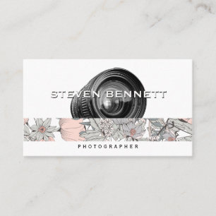 Bloemmotieven Cameralens Visitekaartje