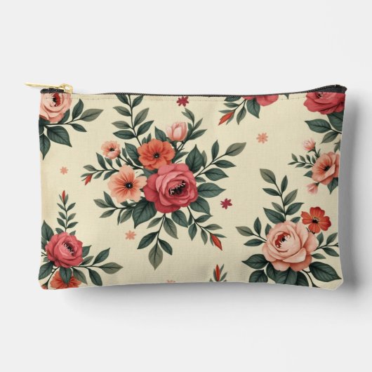 bloemmotieven met klassieke elegantie etui (Voorkant)