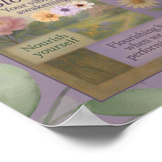 Bloemmotivatie Poster (Hoek)