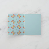 bloemmotivegroepering patroonontwerp kaart (Binnen)