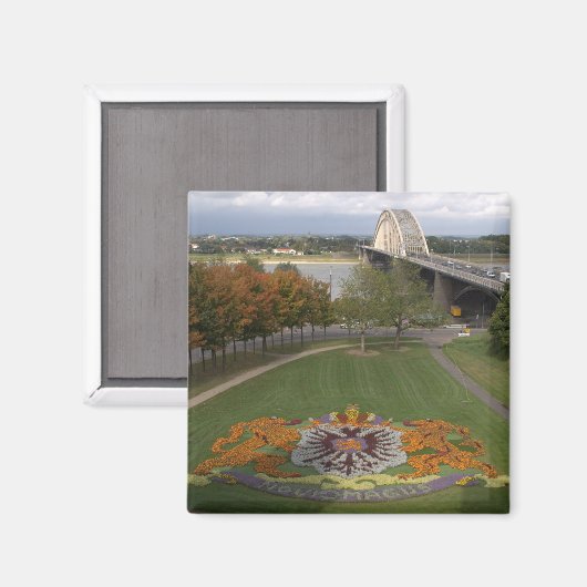 Bloemmozaïek, Nijmegen Magneet (Voorkant / Achterkant)