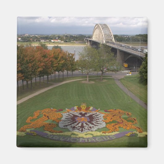 Bloemmozaïek, Nijmegen Magneet (Voorkant)