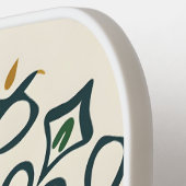 bloemmozaïek pickleball paddle (Links Detail)