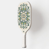 bloemmozaïek pickleball paddle (Links)