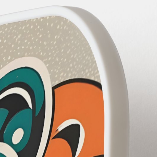 bloemmozaïek pickleball paddle (Links Detail)