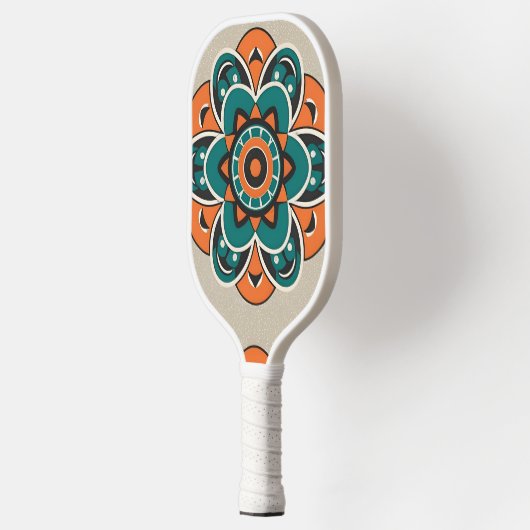 bloemmozaïek pickleball paddle (Links)