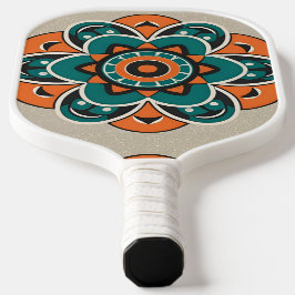 bloemmozaïek pickleball paddle