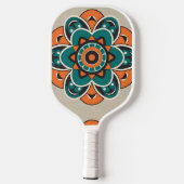 bloemmozaïek pickleball paddle (Achterkant)